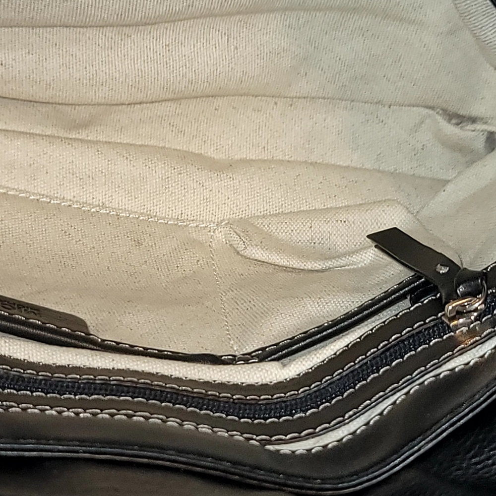 Michael Kors vintage Black leather shoulder satchel - Picture 10 of 12
